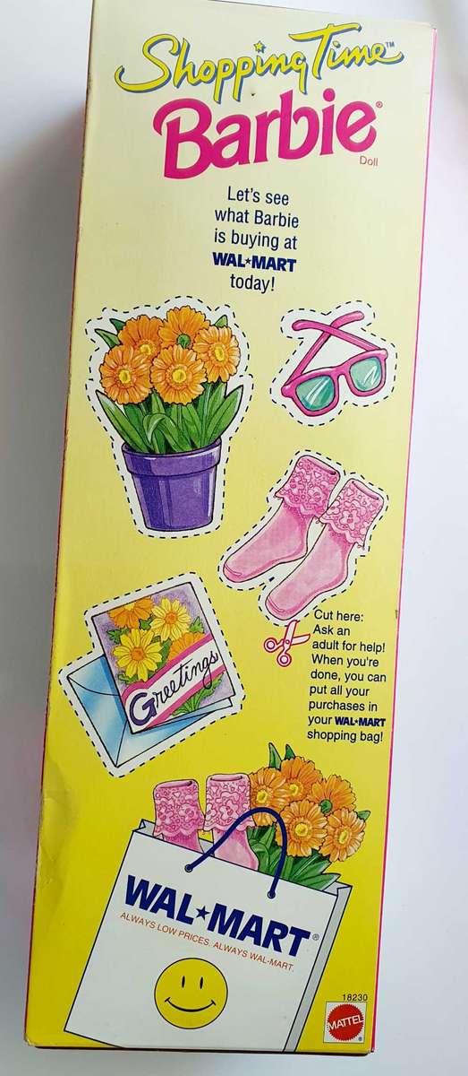 1997 ORIGINAL MATTEL BARBIE - WAL MART SHOPPING TIME