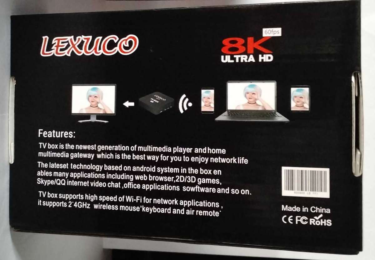 Lexco smart TV 8K ULTRA HD  Box