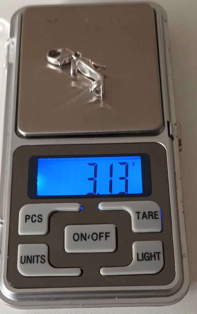 GORGEOUS  STERLING SILVER &CZ TI SENTO MILANO CHARM 3.13g