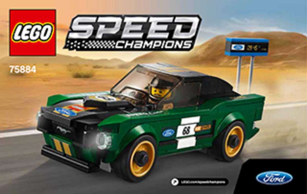 Lego Speed Champions 1968 Ford Mustang Fastback (75884) - Set retired