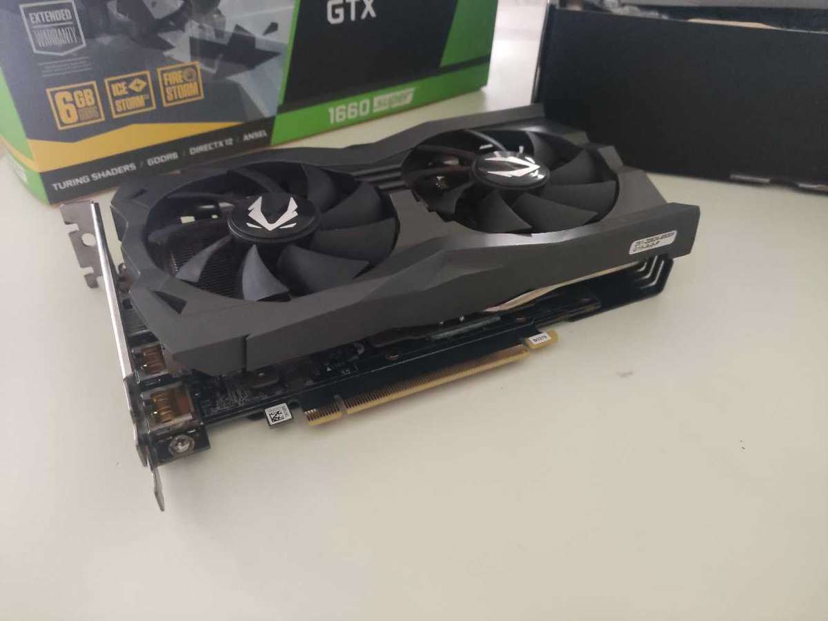 Zotac AMP Edition GTX1660 Super 6GB GDDR6 Graphics card**Boxed**Working Great**HDMi**