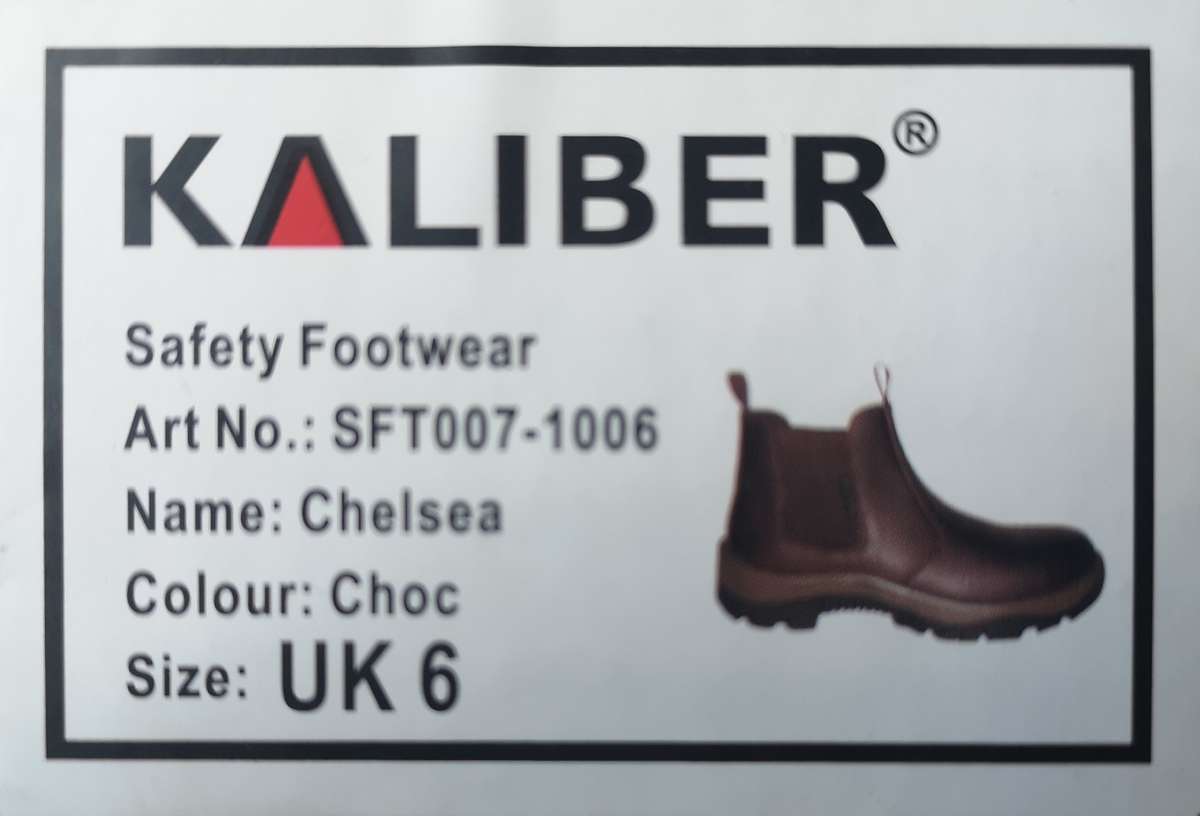 Kaliber Chelsea safety boots
