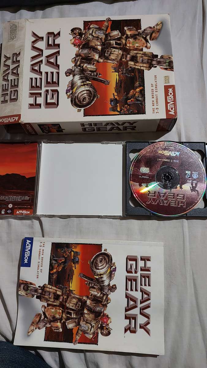 Heavy GEAR PC Big Box Game Vintage