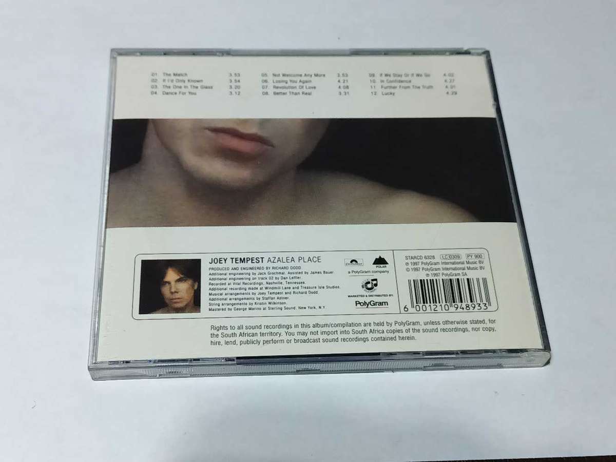 Joey Tempest ,Azalea Place ,cd