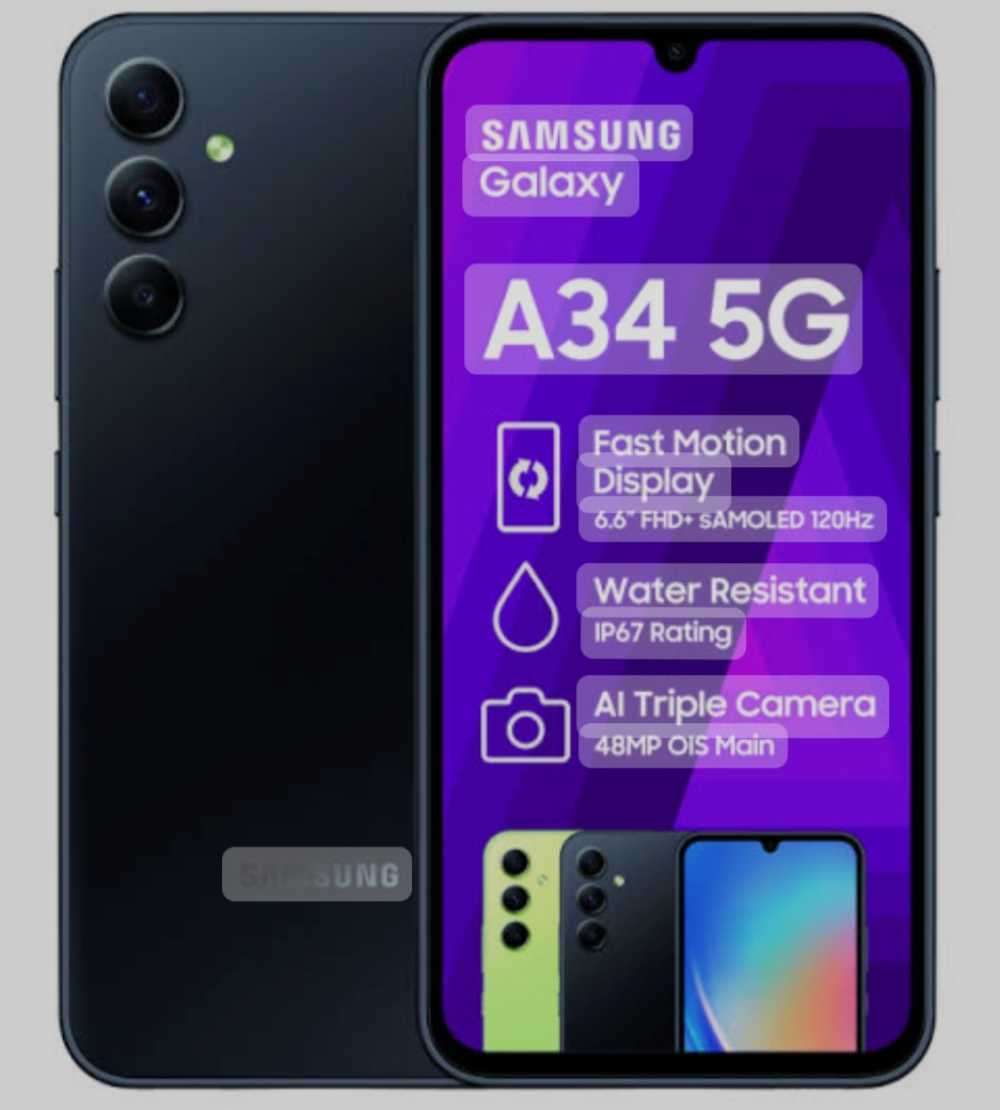 Brand new Black Samsung A34 5g. 128GB