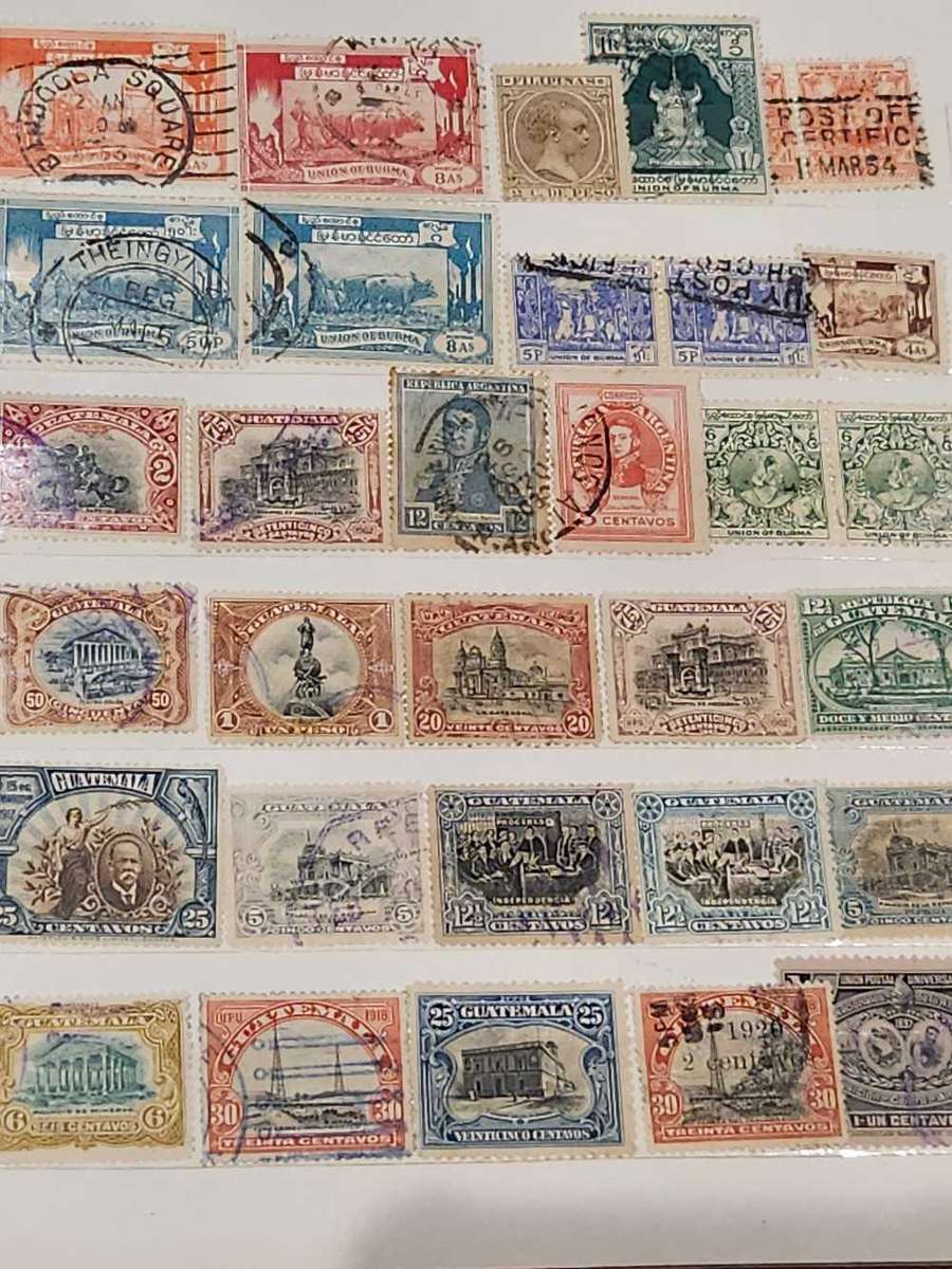 World selection - exquisite - in old stock book - GEMS to be found here!!