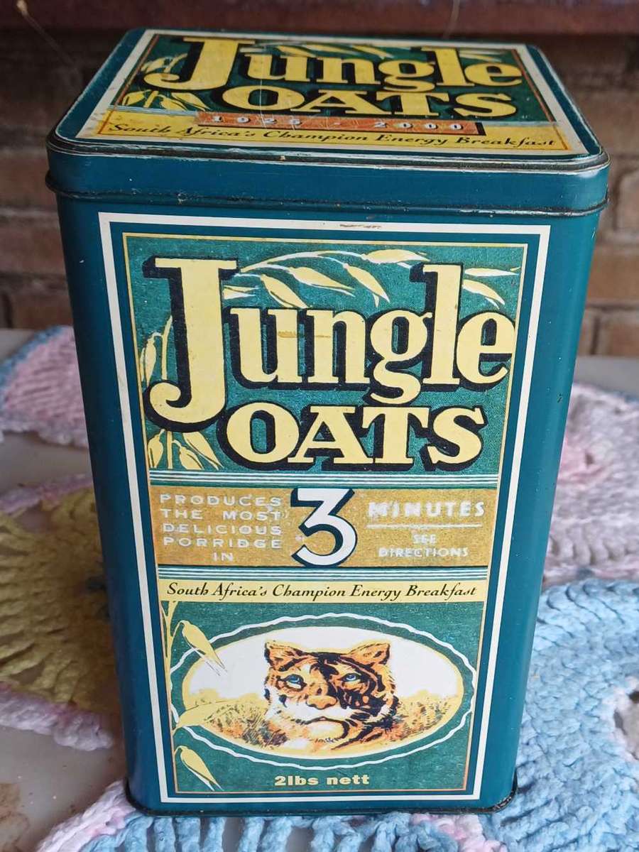 Jungle oats tin