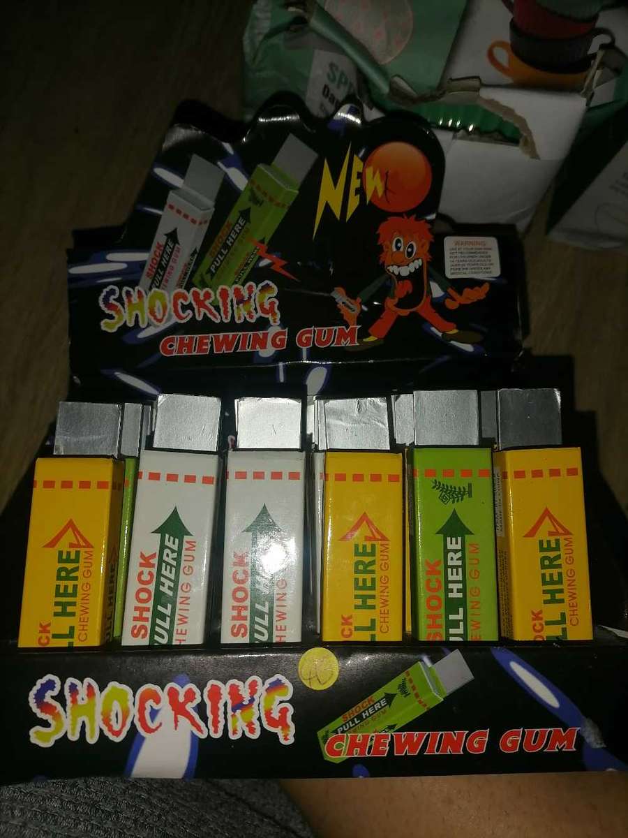 Toy shocking gum x 5