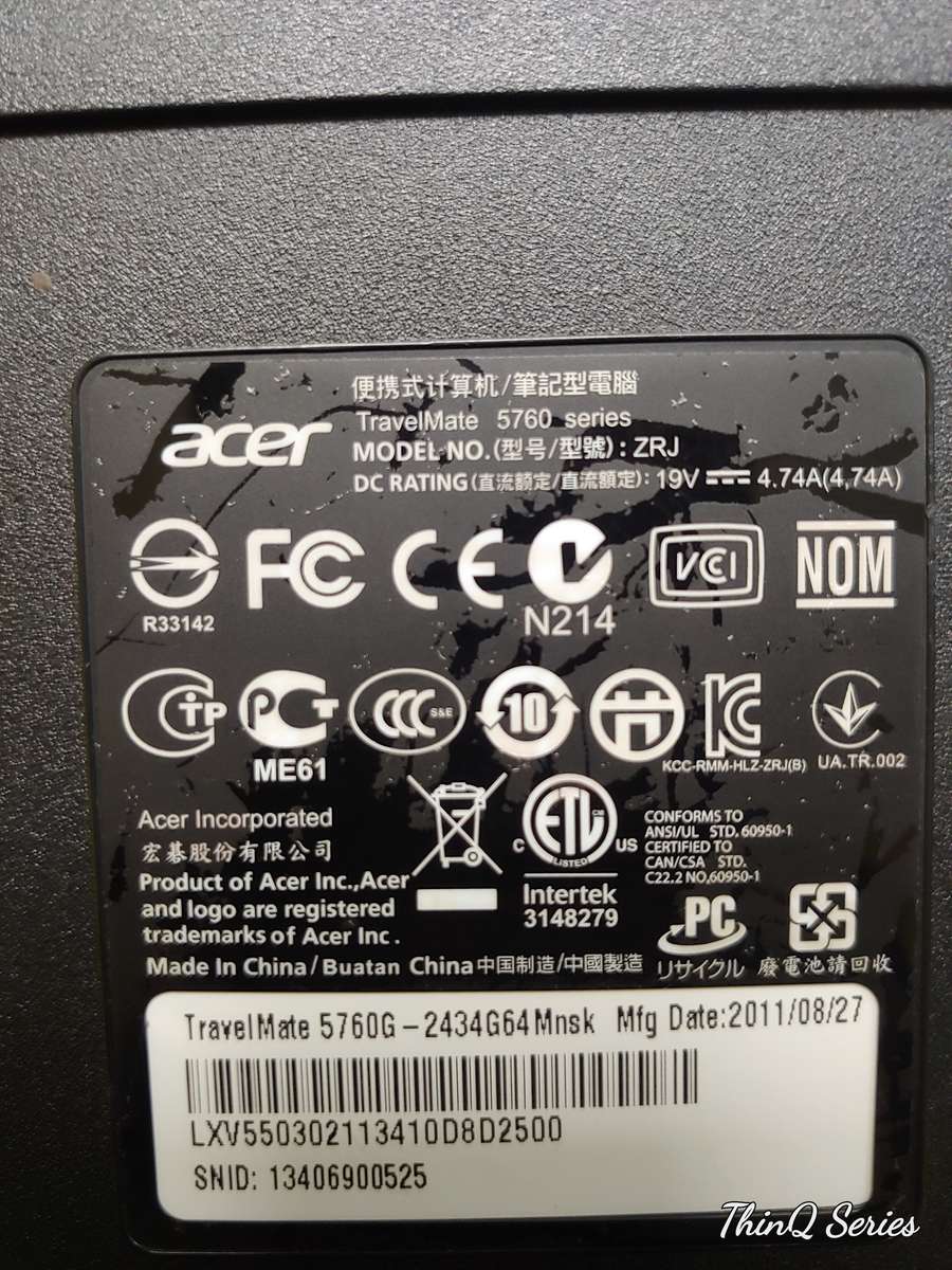 Acer Travelmate Laptop