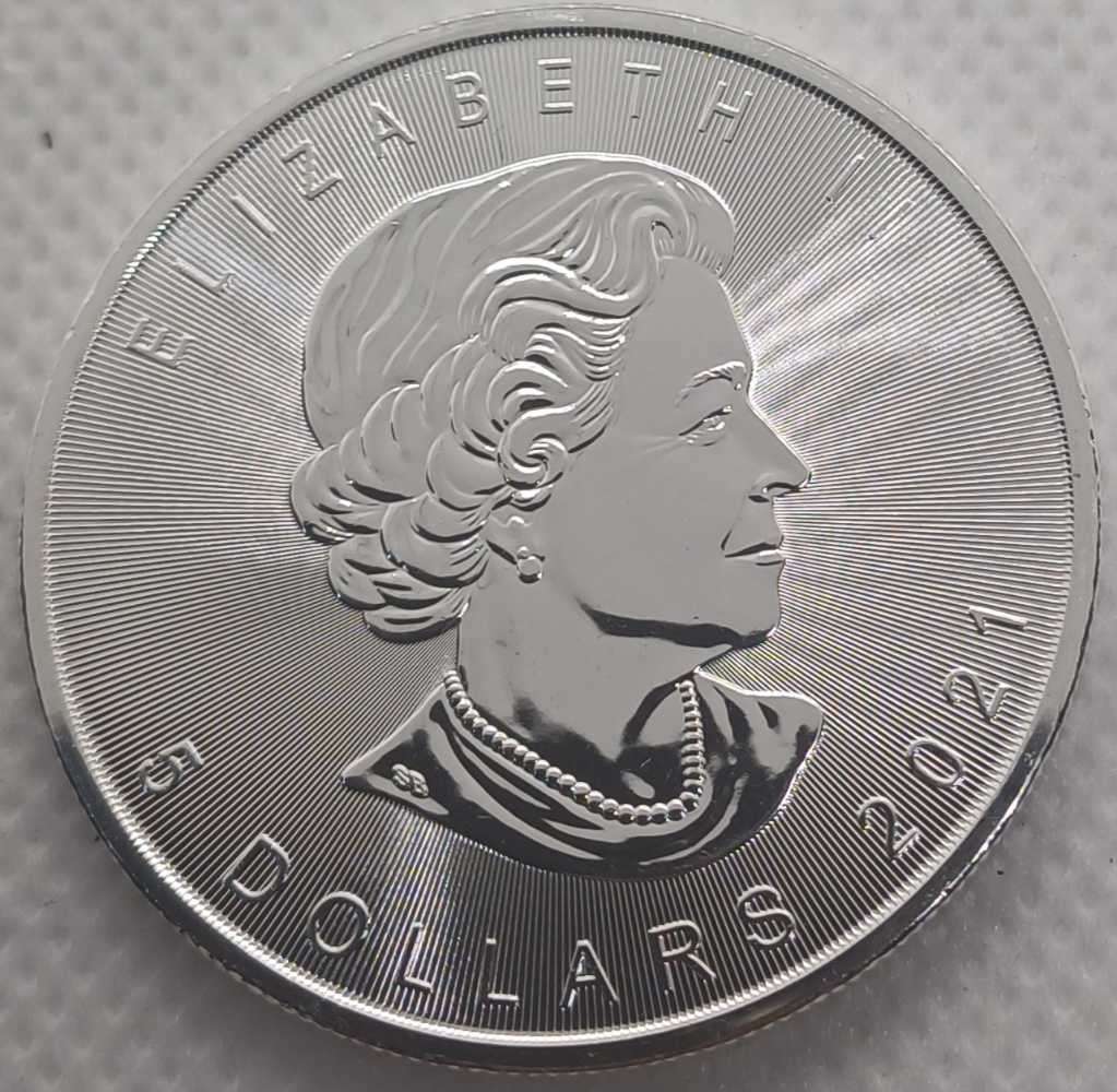 25x2021 1oz Canada 2Dollar Pure Silver Coin .9999 ag Bid Per Coin