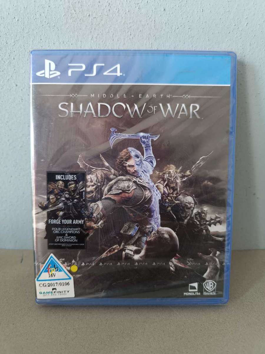 Middle Earth - Shadow of War Ps4
