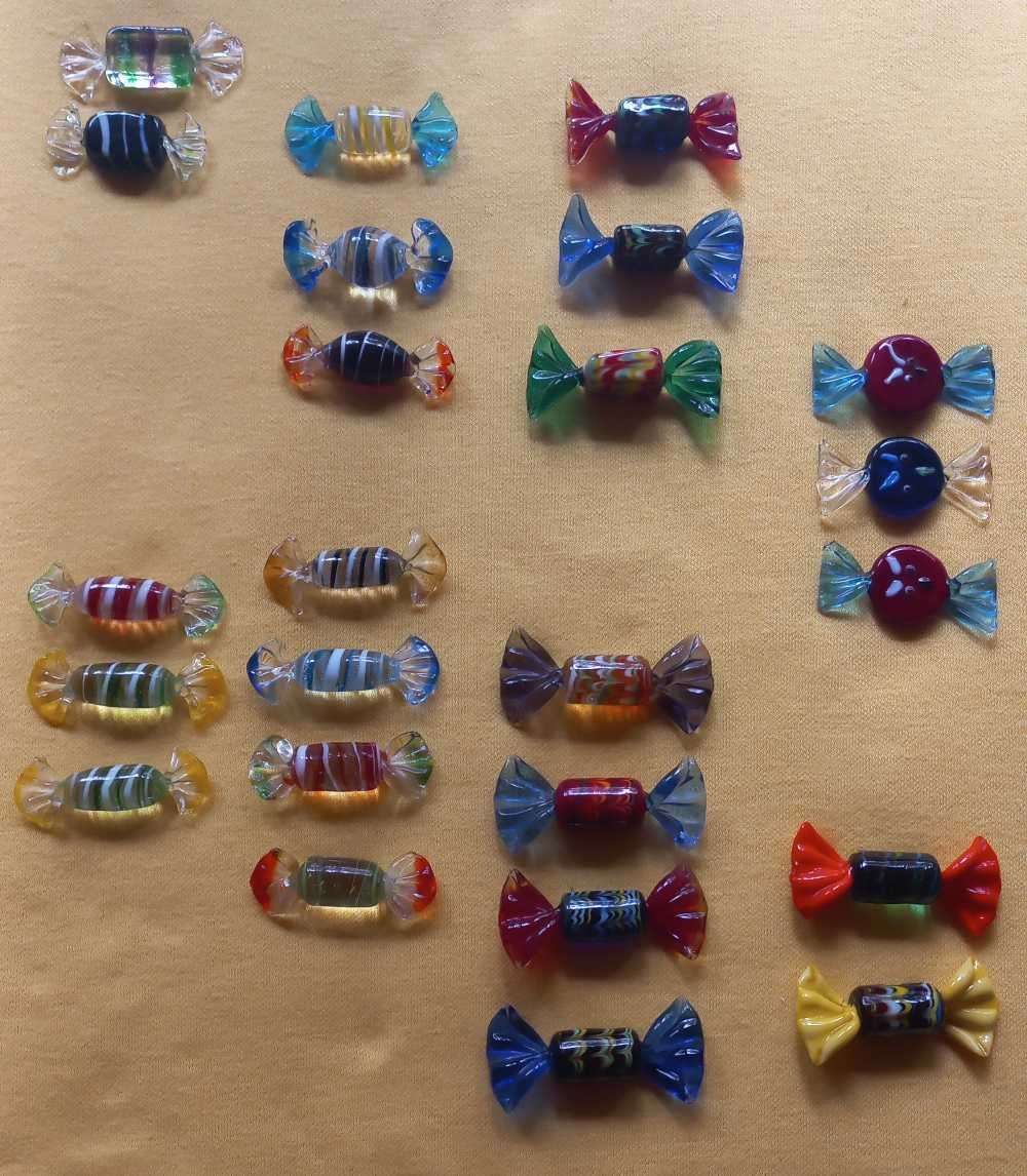 Murano glass sweets