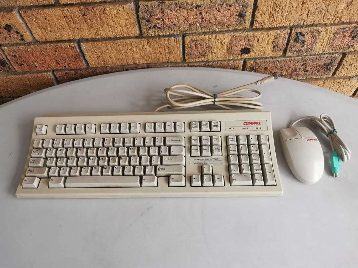 Compaq Keyboard and Mouse PS/2