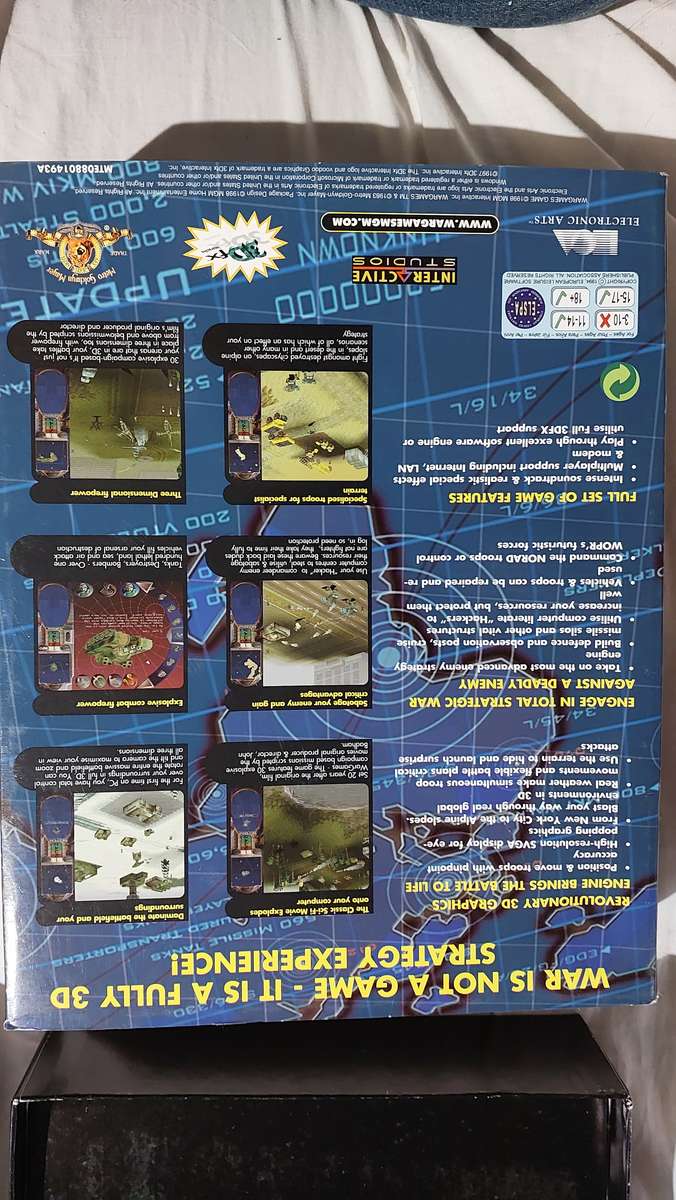 Wargames PC Big Box Game Vintage