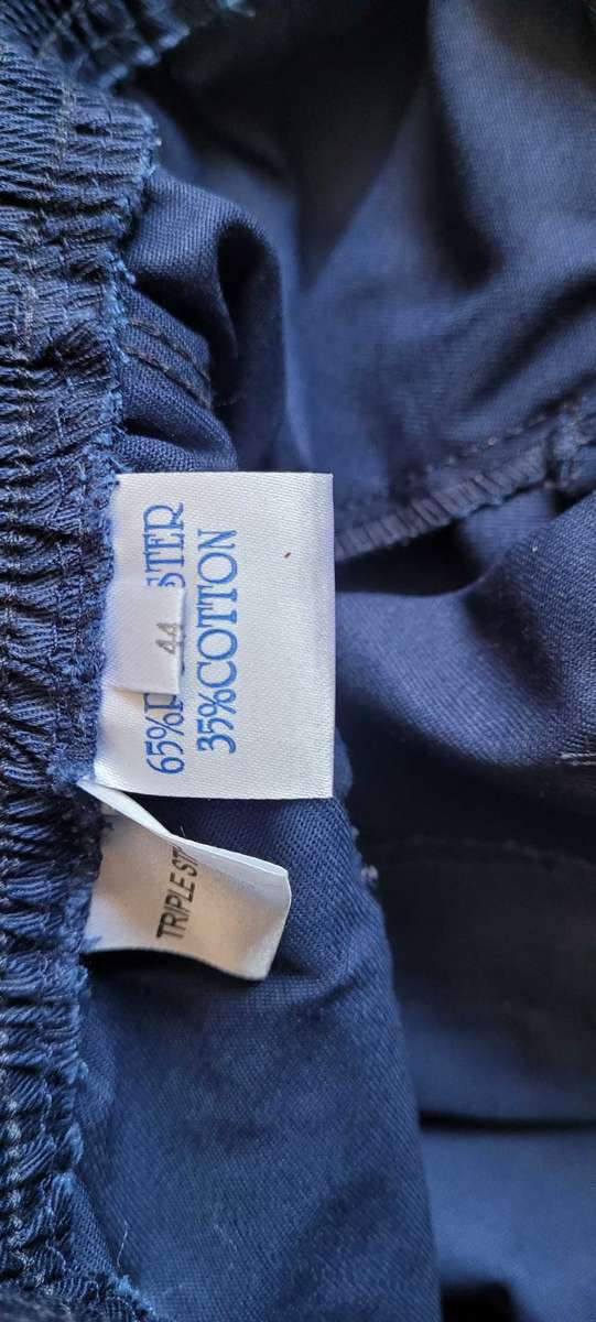 WORK HORSE Triple-Stitched NAVY Work PANTS ONLY. Size28 (Bid Per Piece)