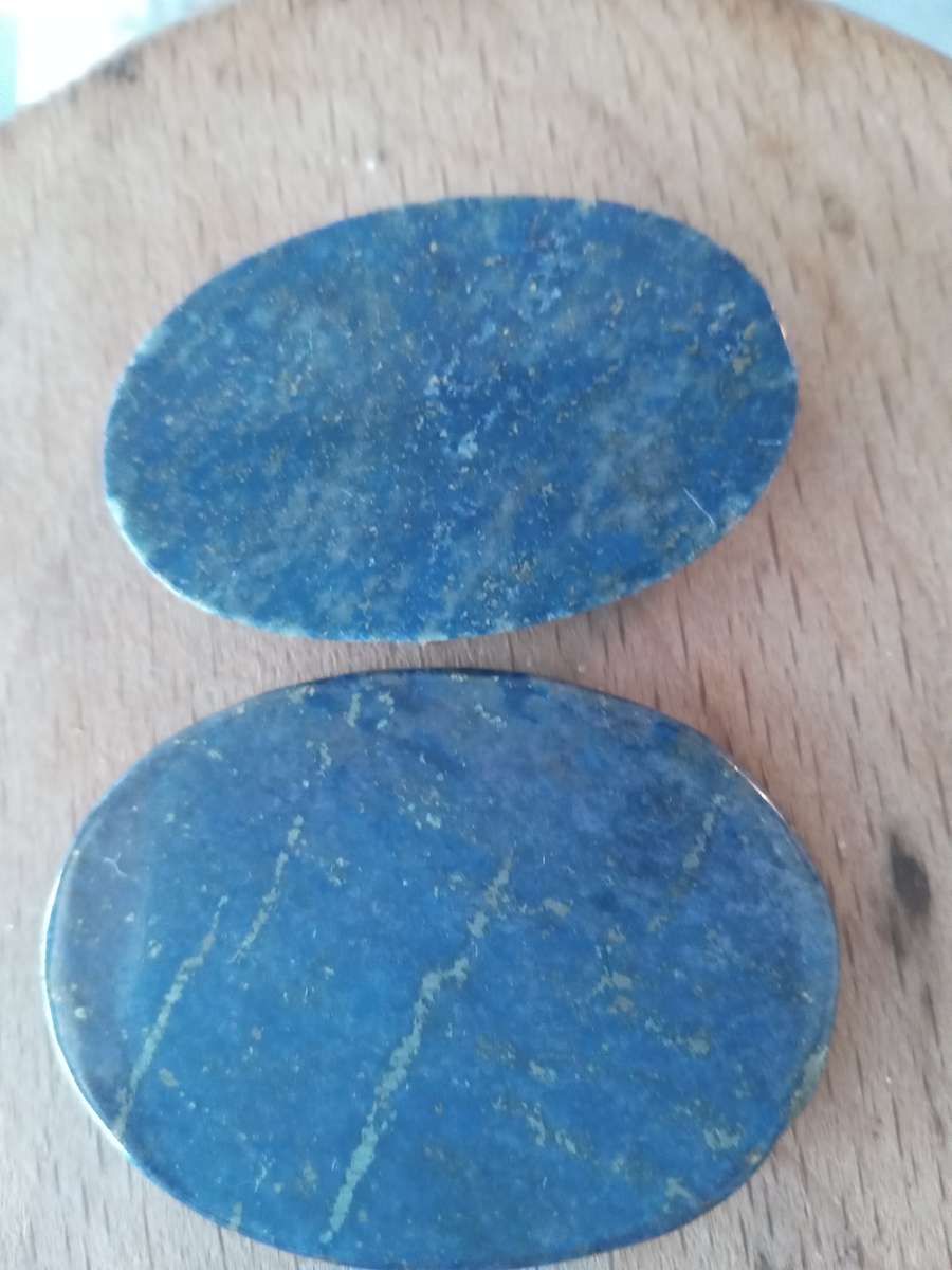 Two Large Genuine Lapis Lazuli Gemstones - (Bid per stone)