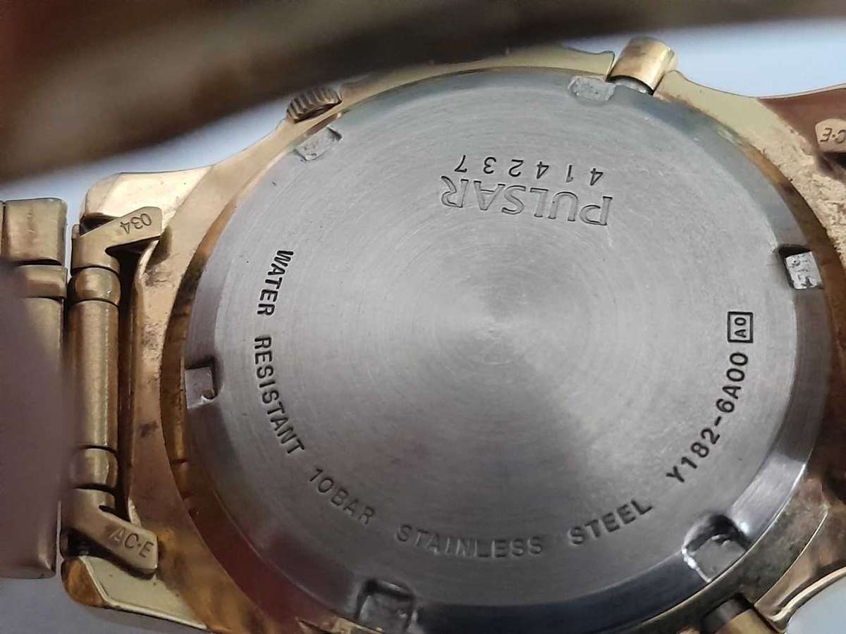 Vintage Pulsar Chronograph, New condition.  Model  Y182-6A00