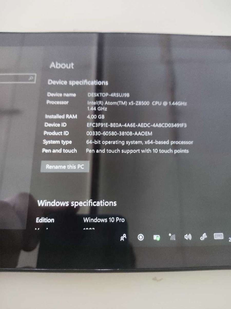 Dell Venue 8 Pro 5855**intel Atom Z8500 Quad Core**4GB Ram**64GB Rom**