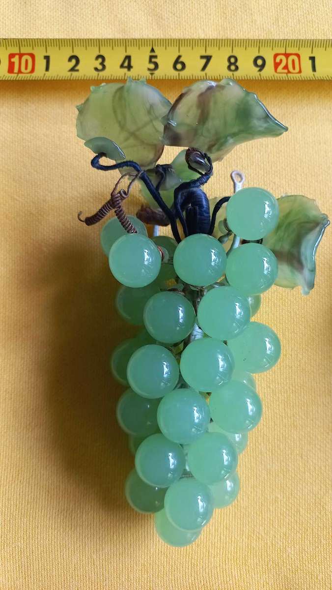 Vintage semi precious stone grape clusters