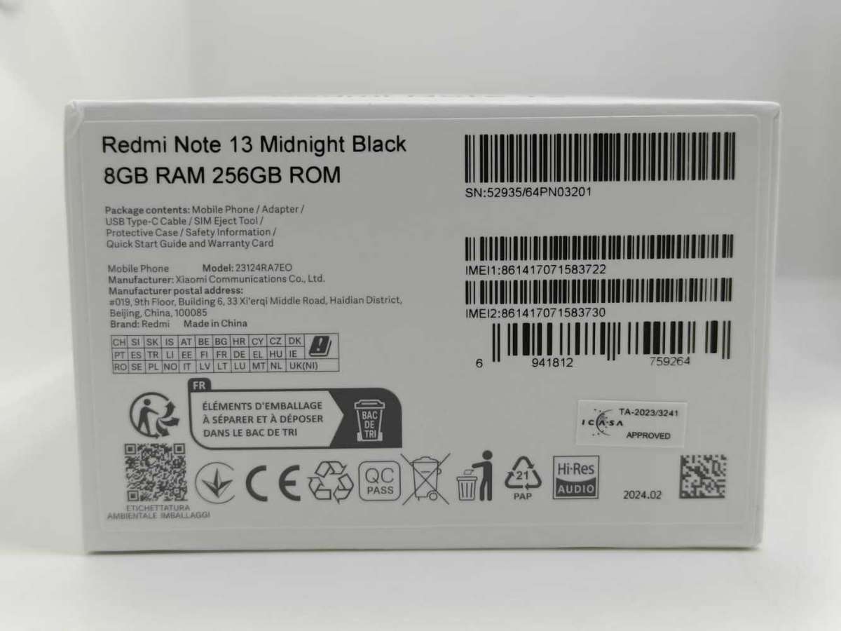 Redmi note 13 Cellphone