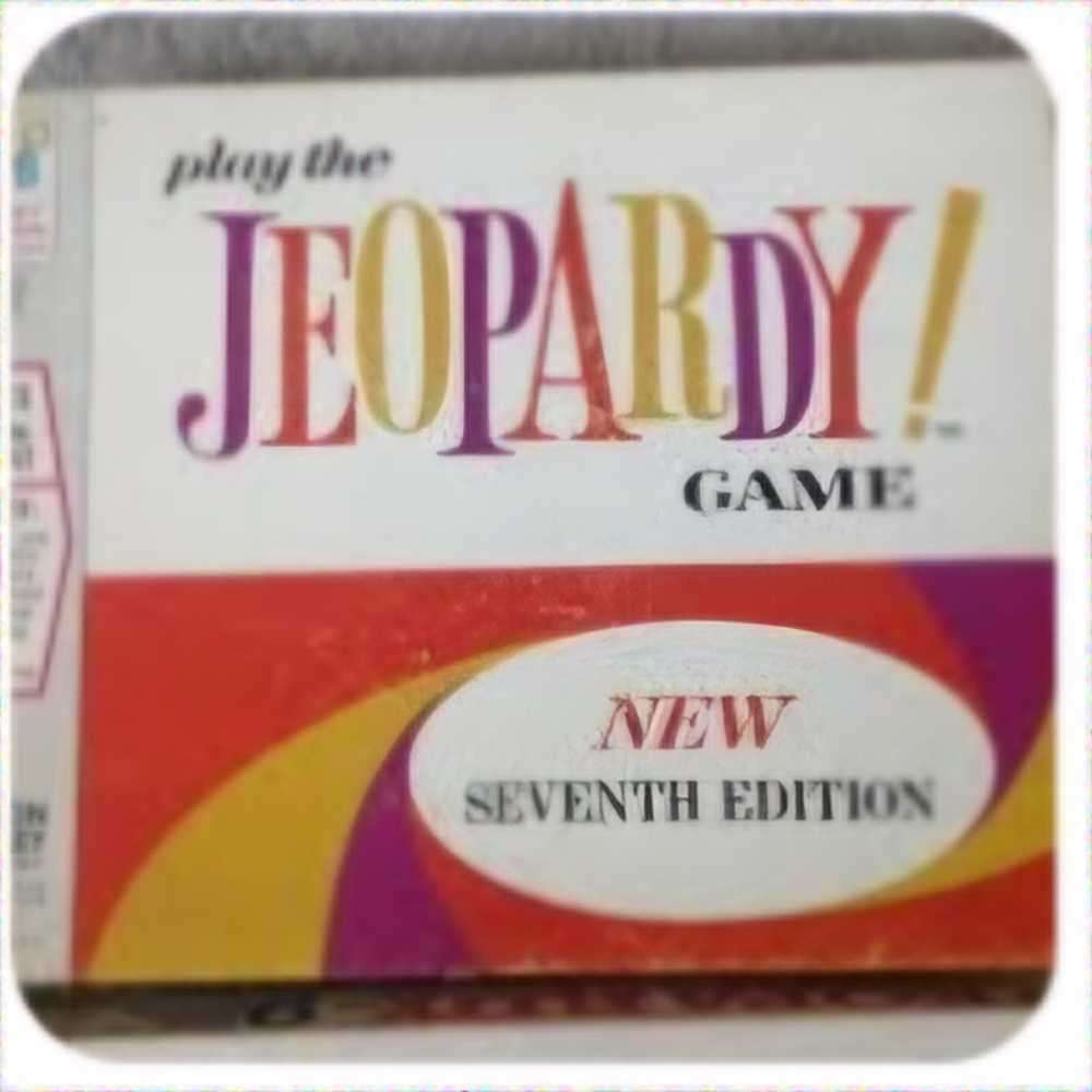 Jeopardy the US family favorite vintage board game