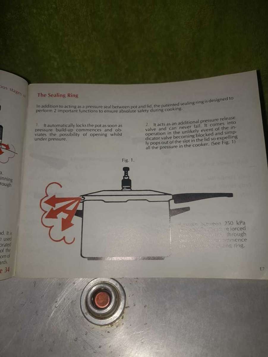 Vintage Tedelex 6 litre Pressure Cooker