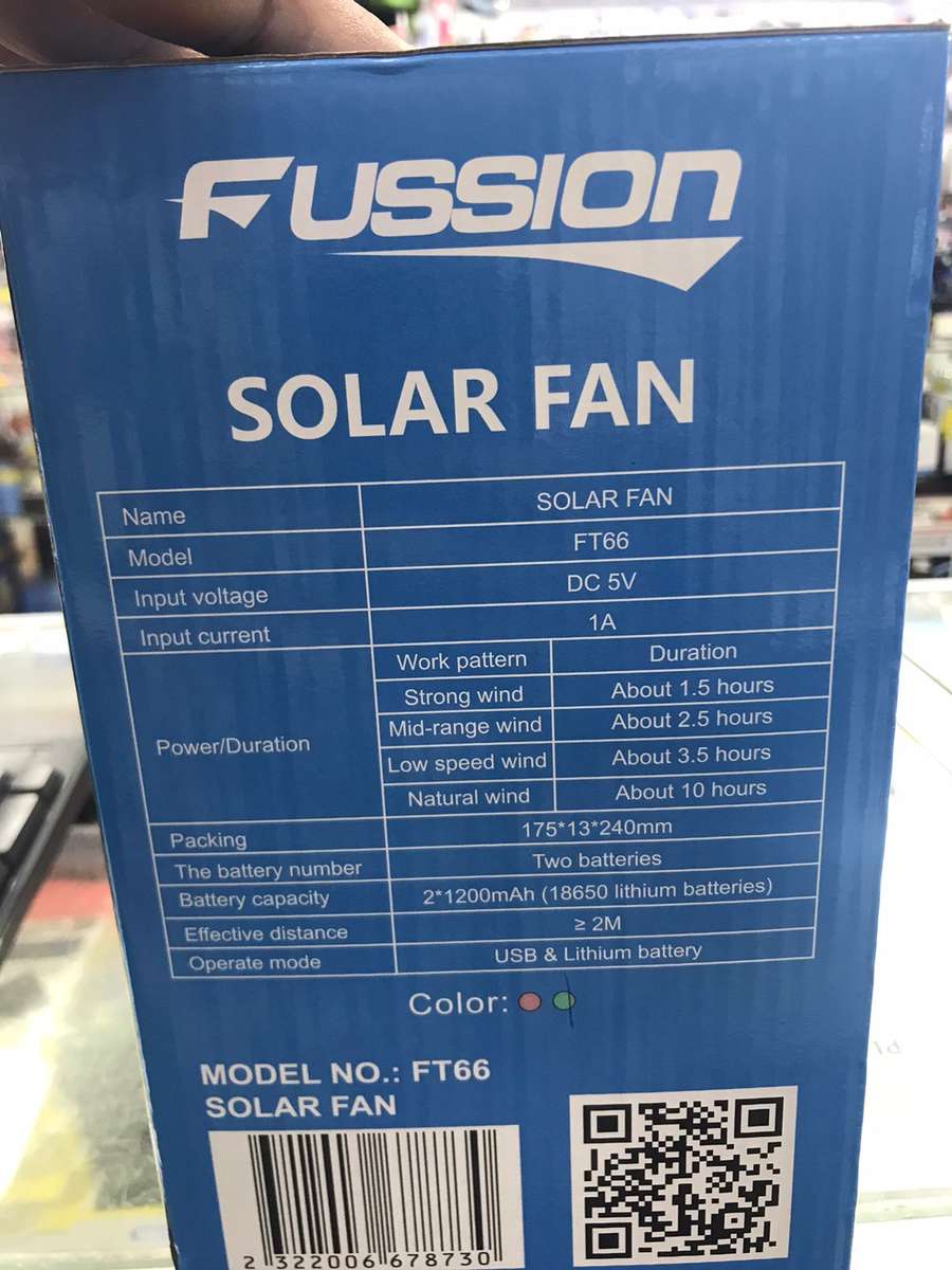 Solar fan