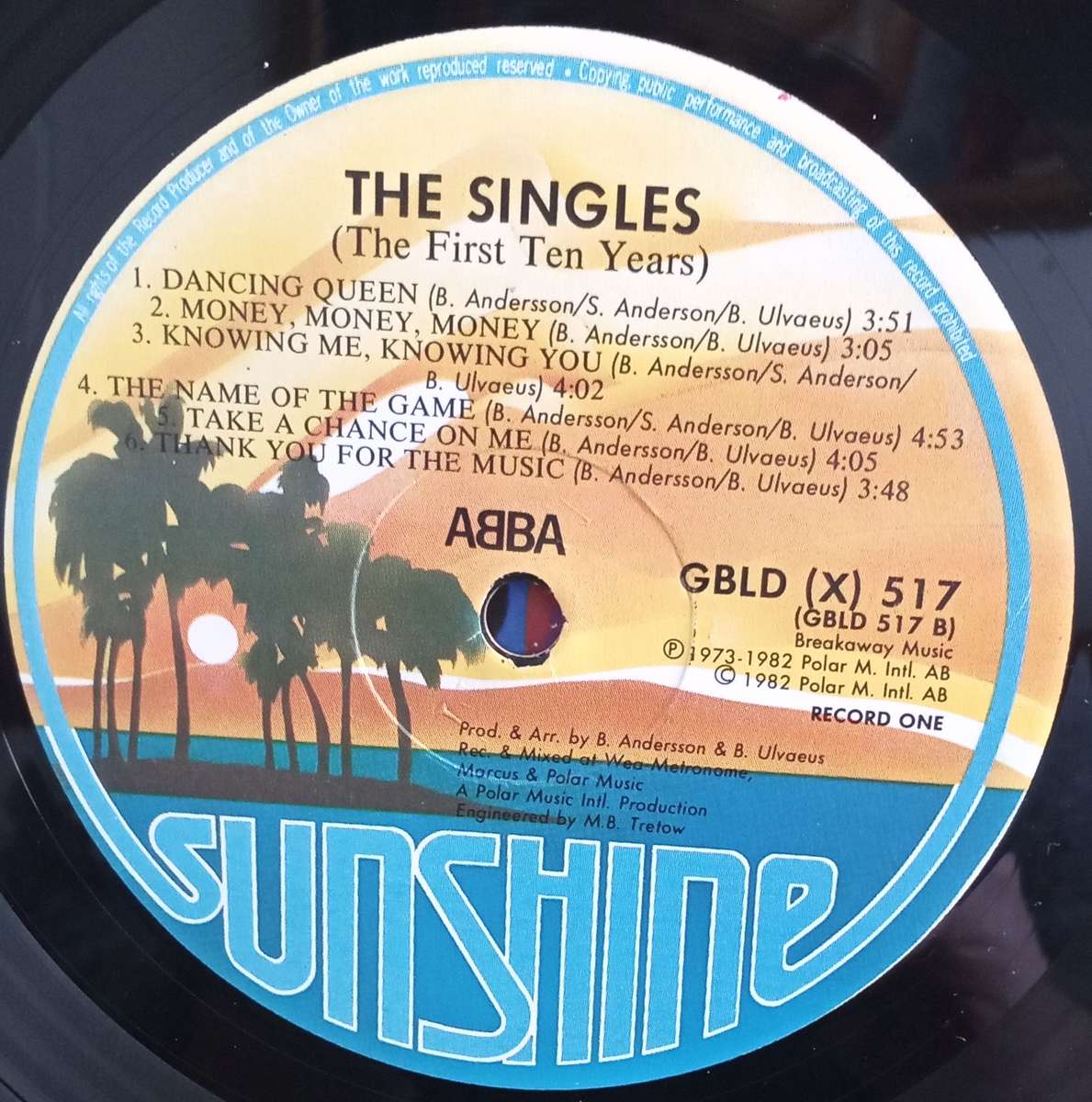 ABBA - THE SINGLES - DOUBLE ALBUM LP VINYL RECORD
