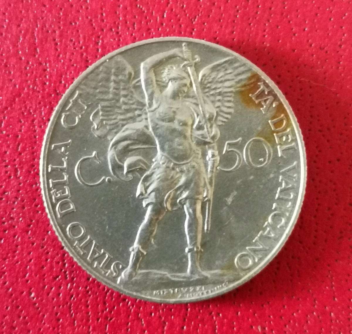 1950 Vatican 50 Centesimi