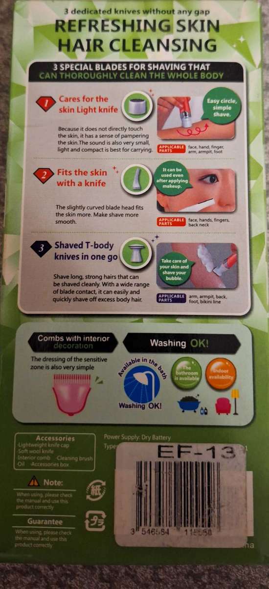 Facial hair removing machine