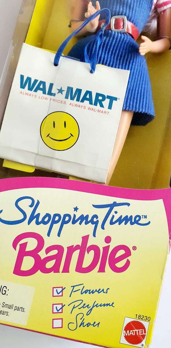 1997 ORIGINAL MATTEL BARBIE - WAL MART SHOPPING TIME
