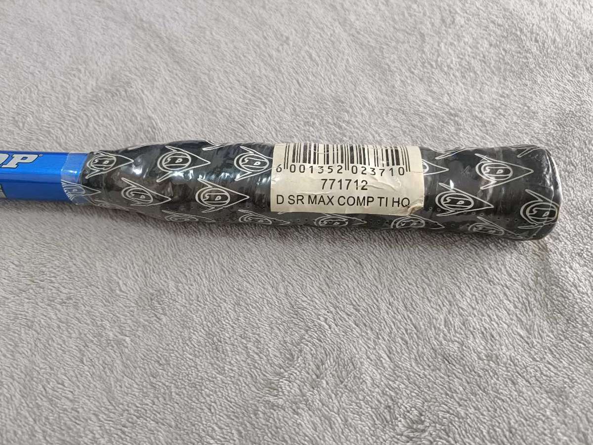 Dunlop Max Comp Ti Squash Racket (New) Head Cover