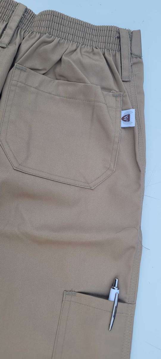 Size 34/87cm  WORK-HOARSE Triple-Stitched Khaki Work PANTS ONLY .