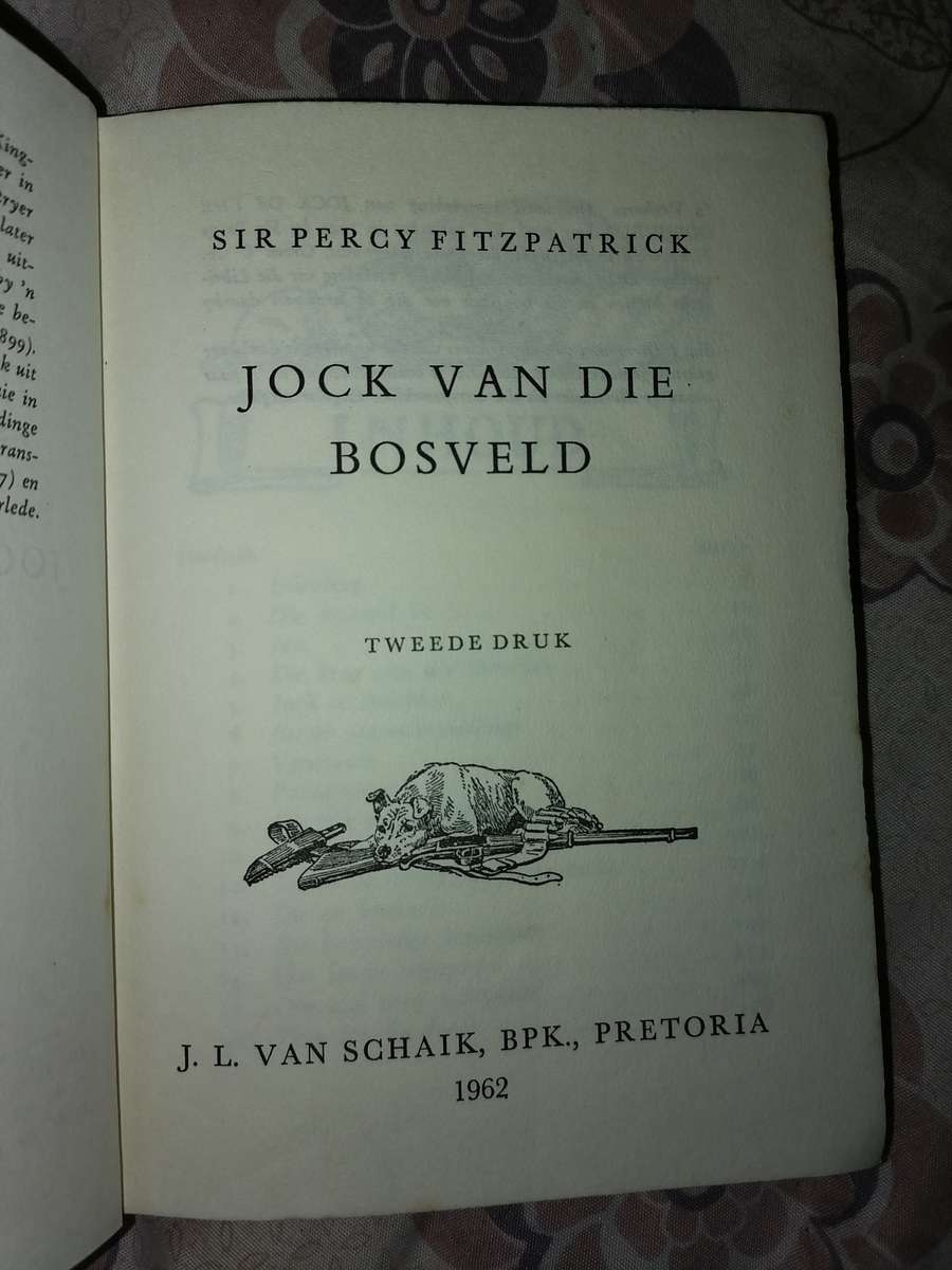 JOCK VAN DIE BOSVELD 2DE DRUK 1962