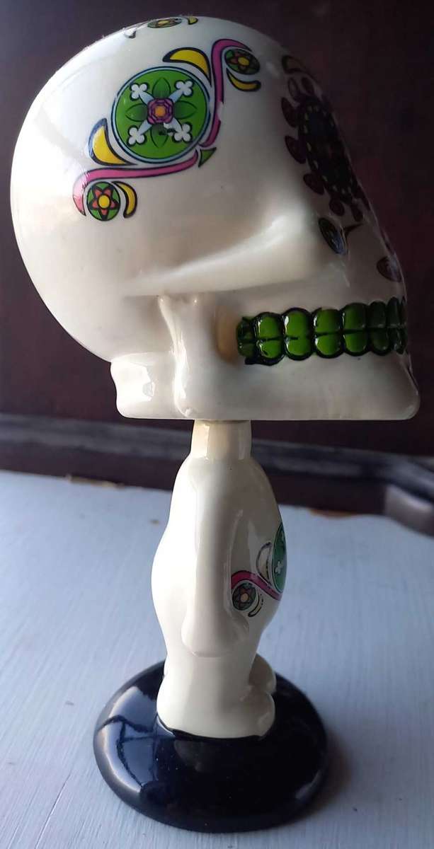 Sugar Skull Bobble Head