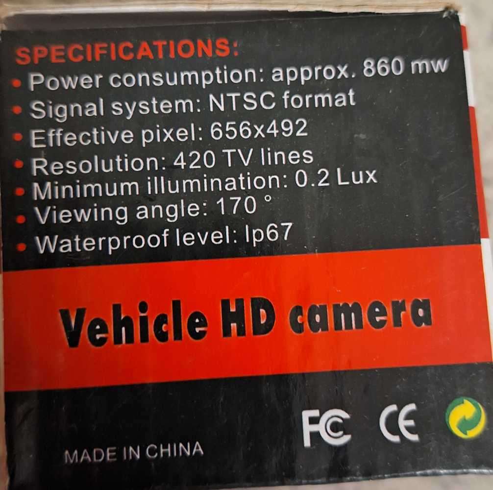 Vehicle HD camera
