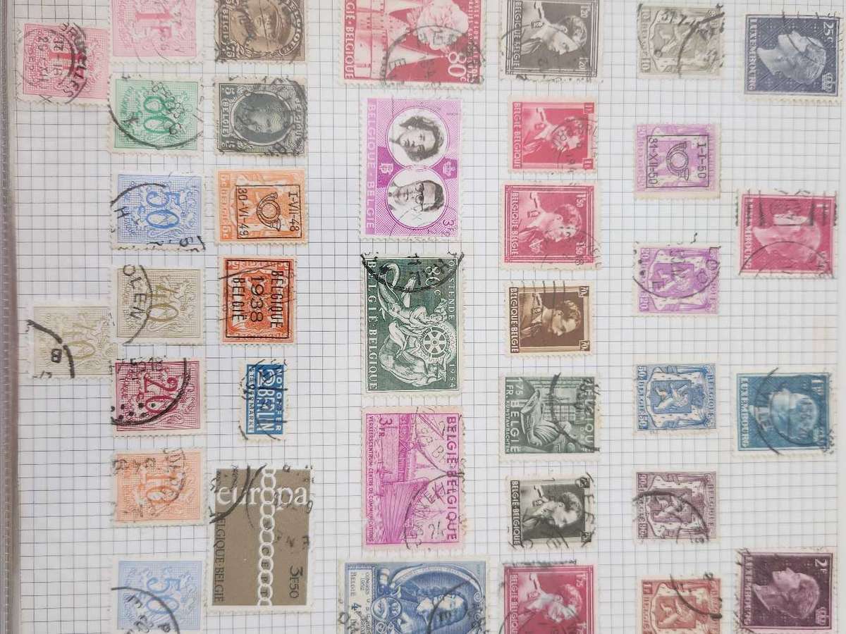 Belgium - vast Selection on album pages (1850 to more modern)