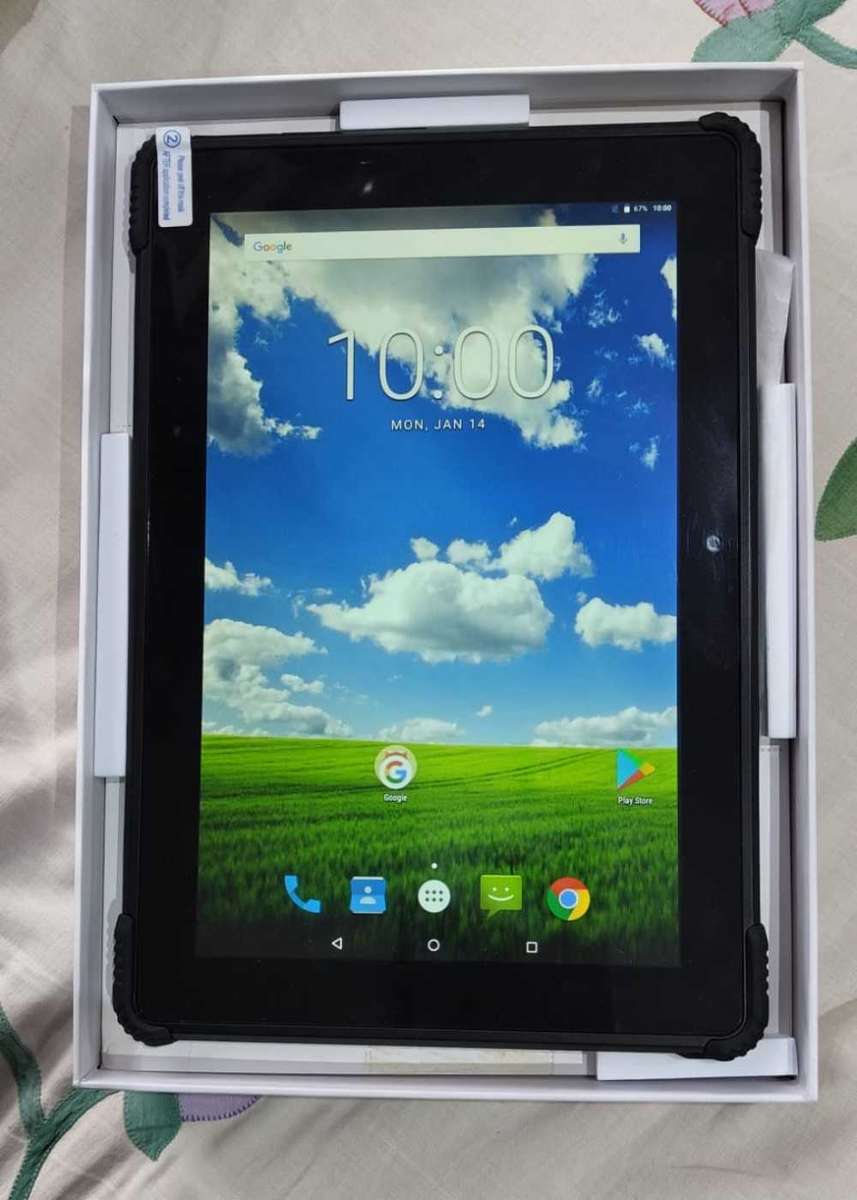 MTK8735 Waterproof Shockproof Tablet Phone Call Android 10.1` (Pre Owned)