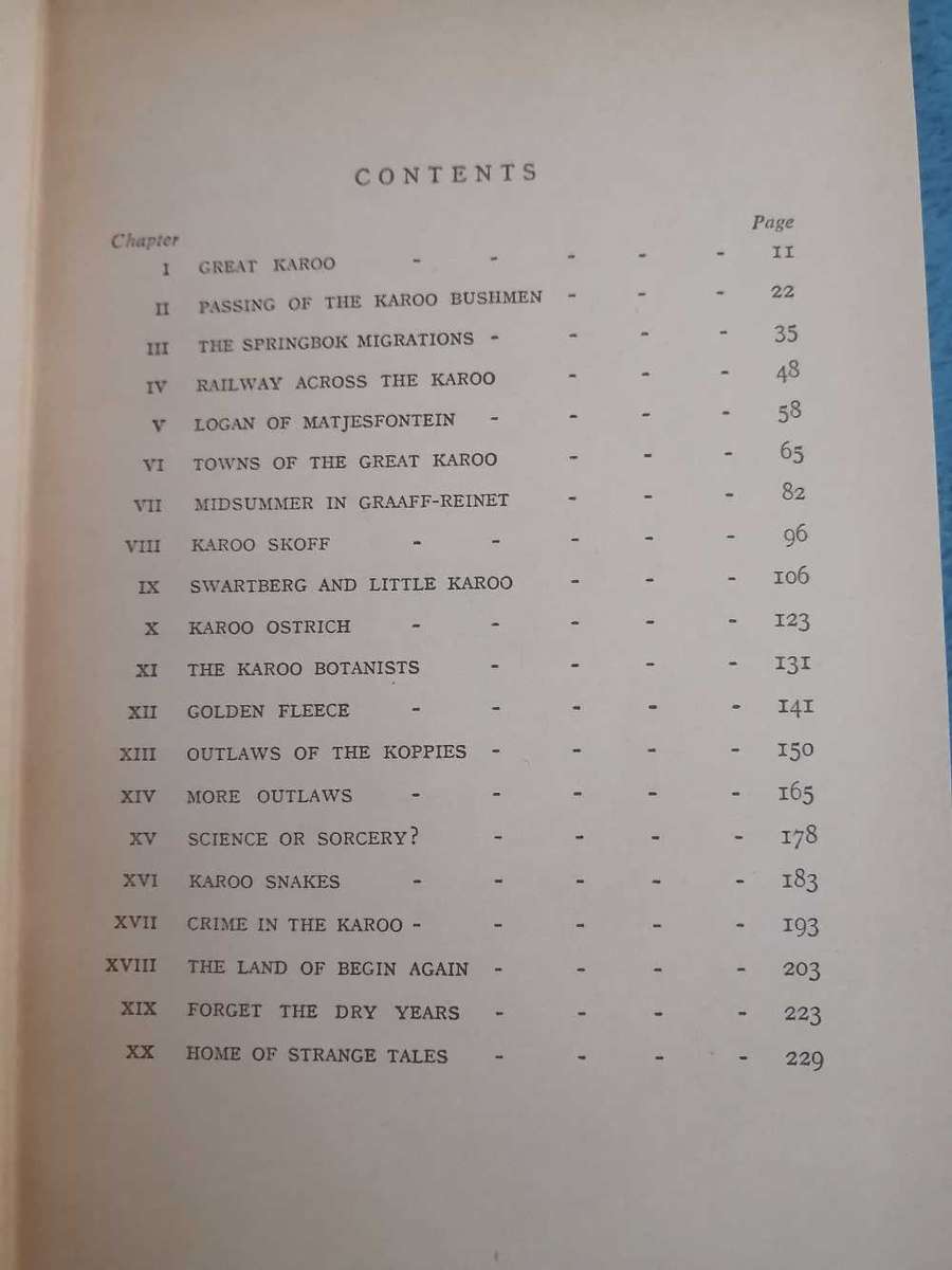 Lawrence G Green Karoo