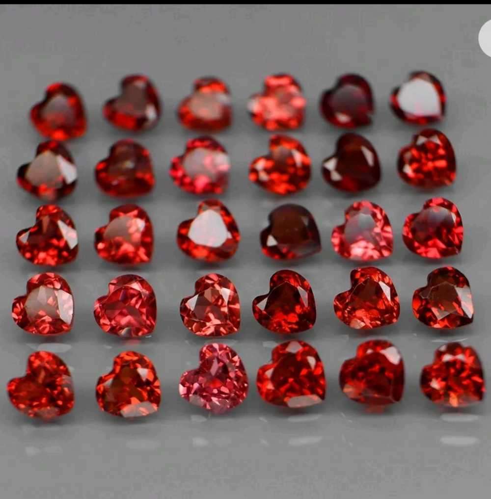 Natural 9.28 Ct Red Heart Garnets