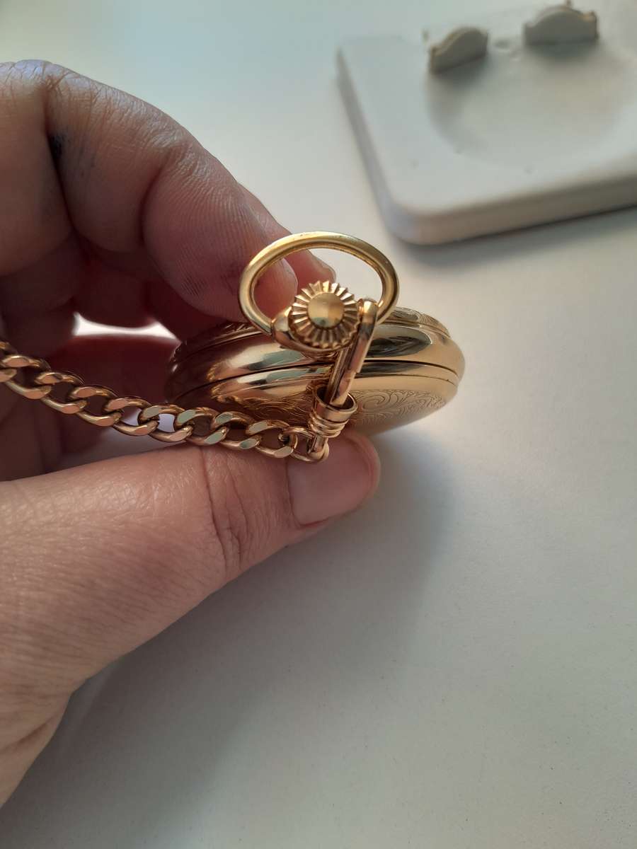 Rotary Skeleton pocket watch