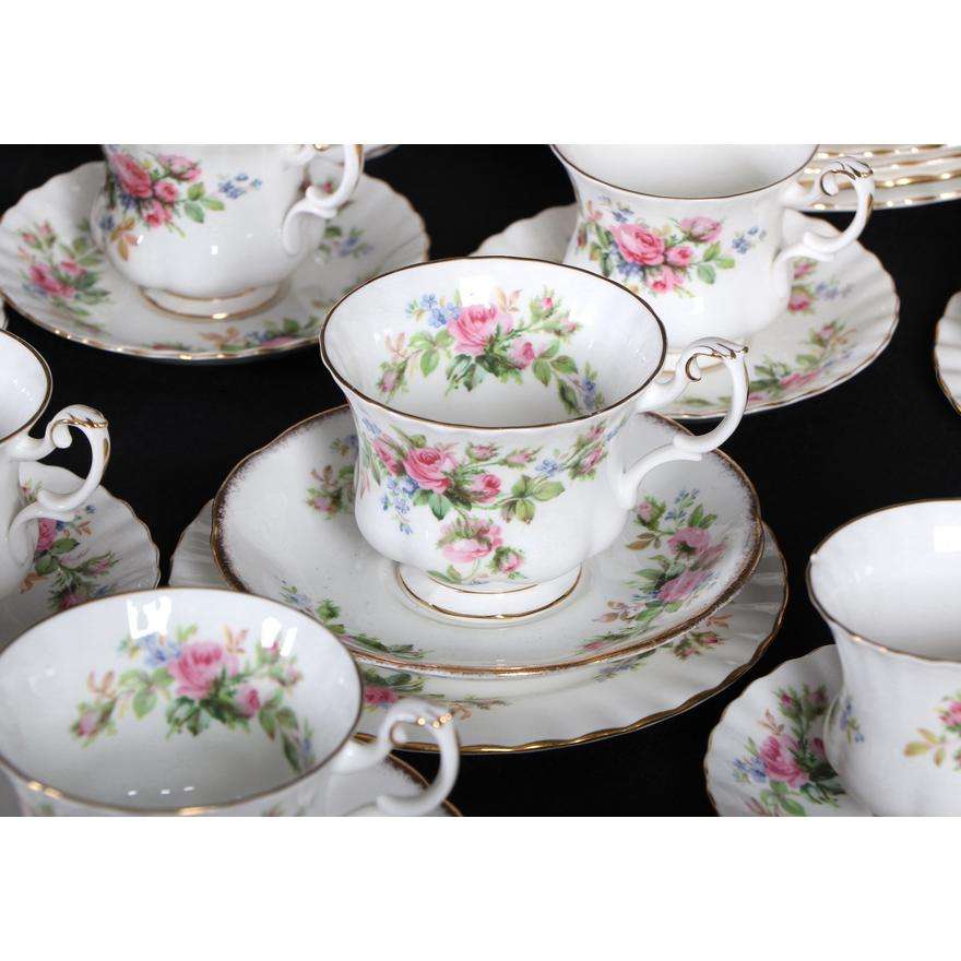 Royal Albert Moss Rose Pattern Service