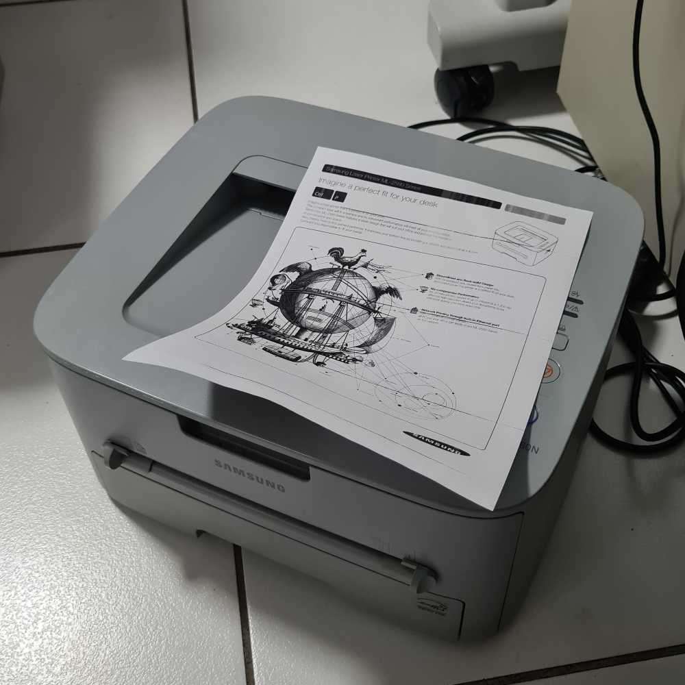 Samsung ML-2580N lazer printer.