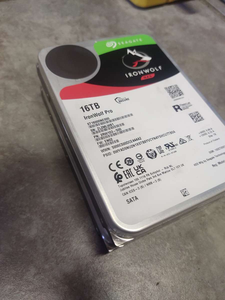 16TB Ironwolf NAS + Warranty