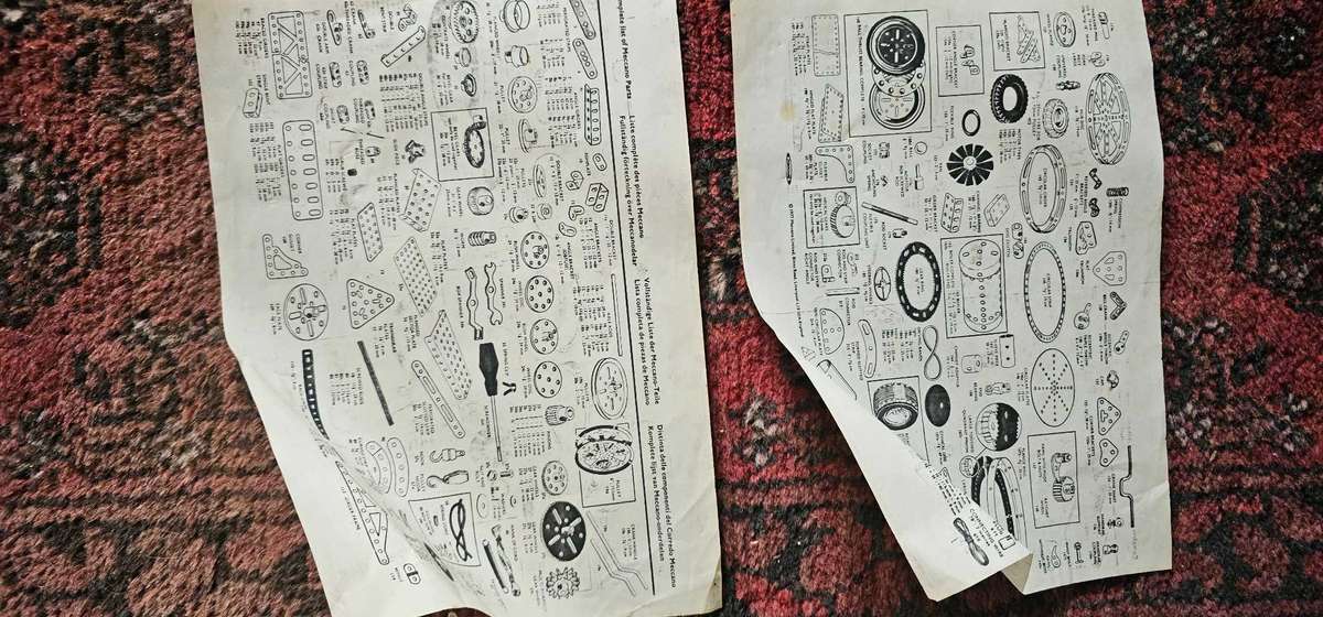 Vintage Meccano  set outfit no 5