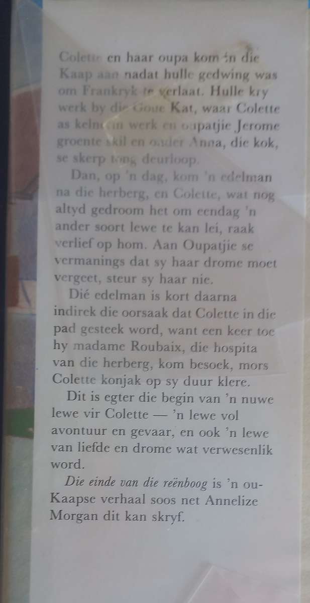 Die einde van die reenboog deur Annelize Morgan