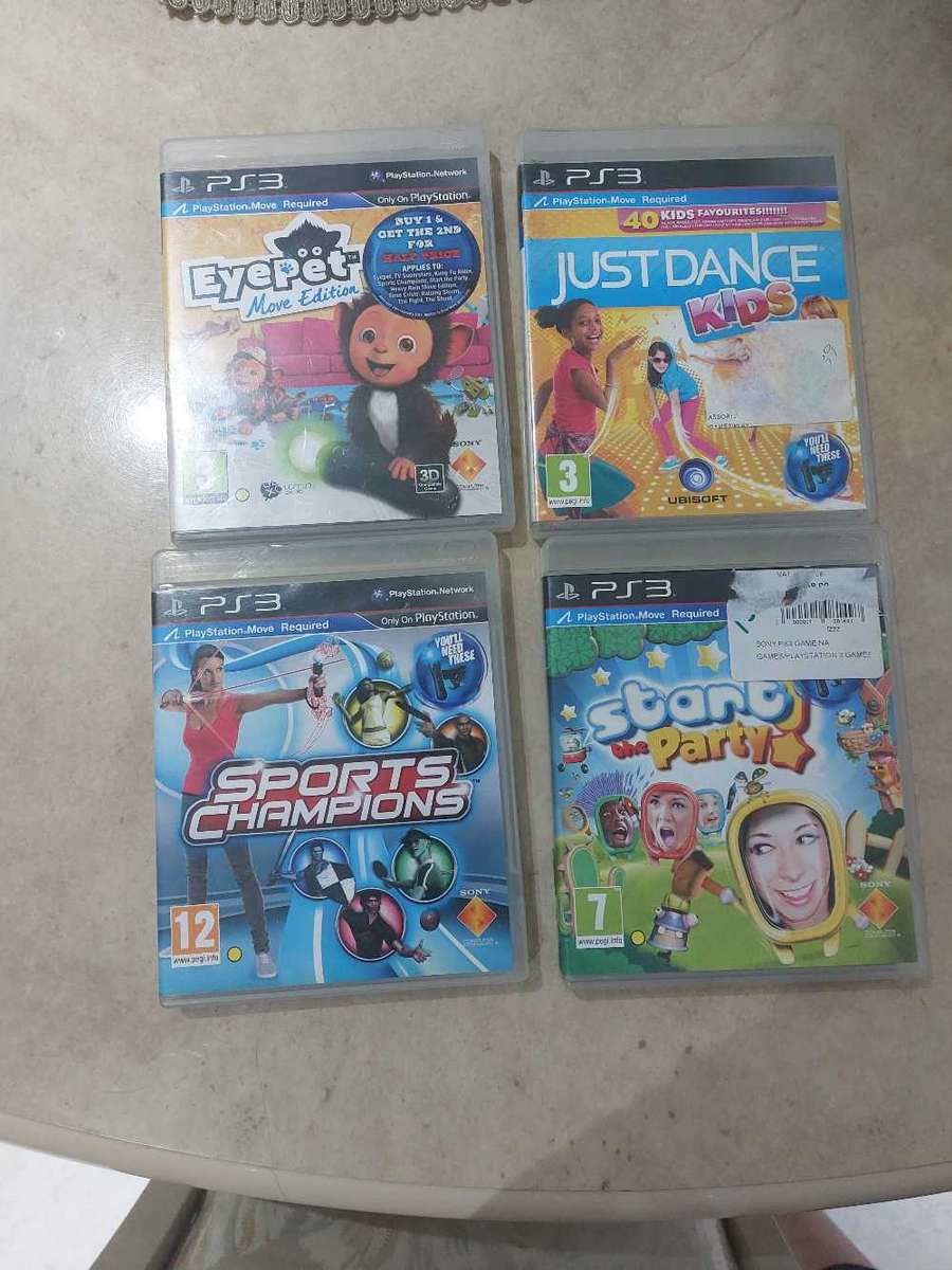 PS3 Games bundle camera required