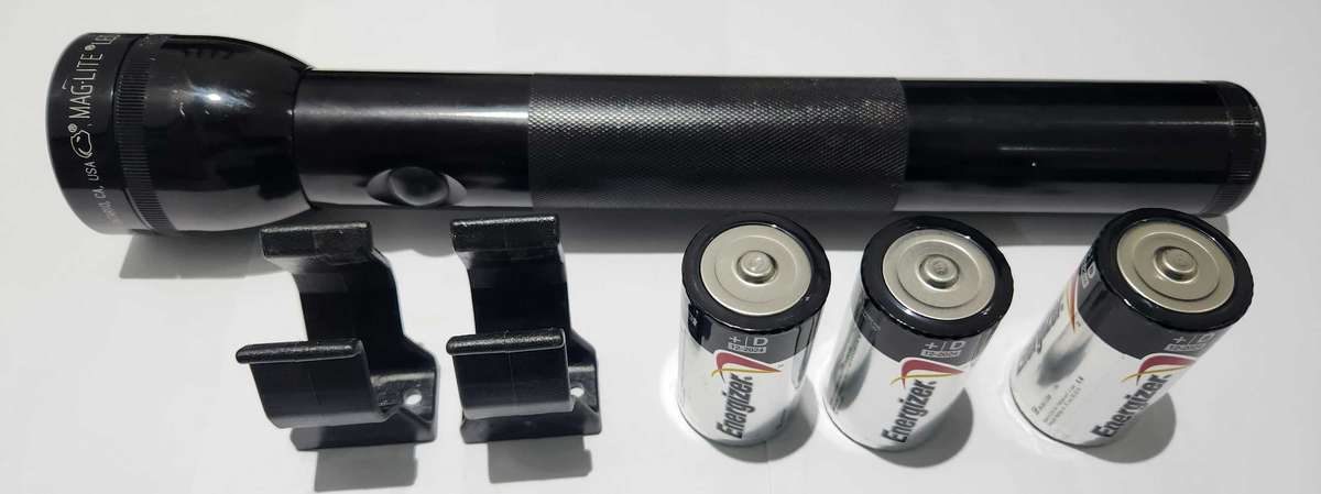Black Maglite LED 3D Cell
