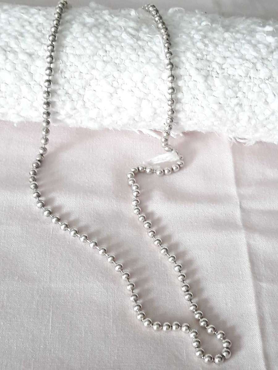 Sterling silver ball necklace