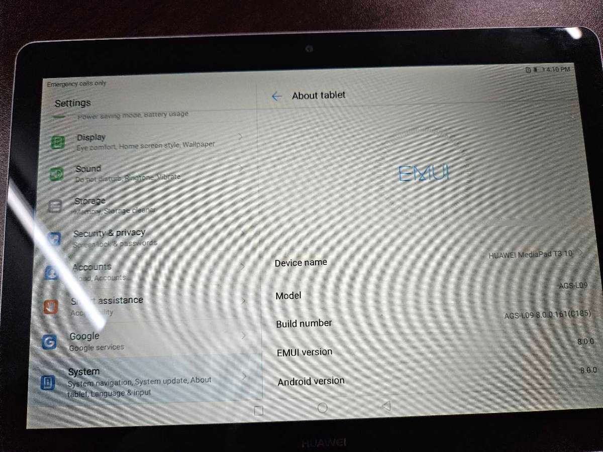 Huawei T3 tablet 10 inch